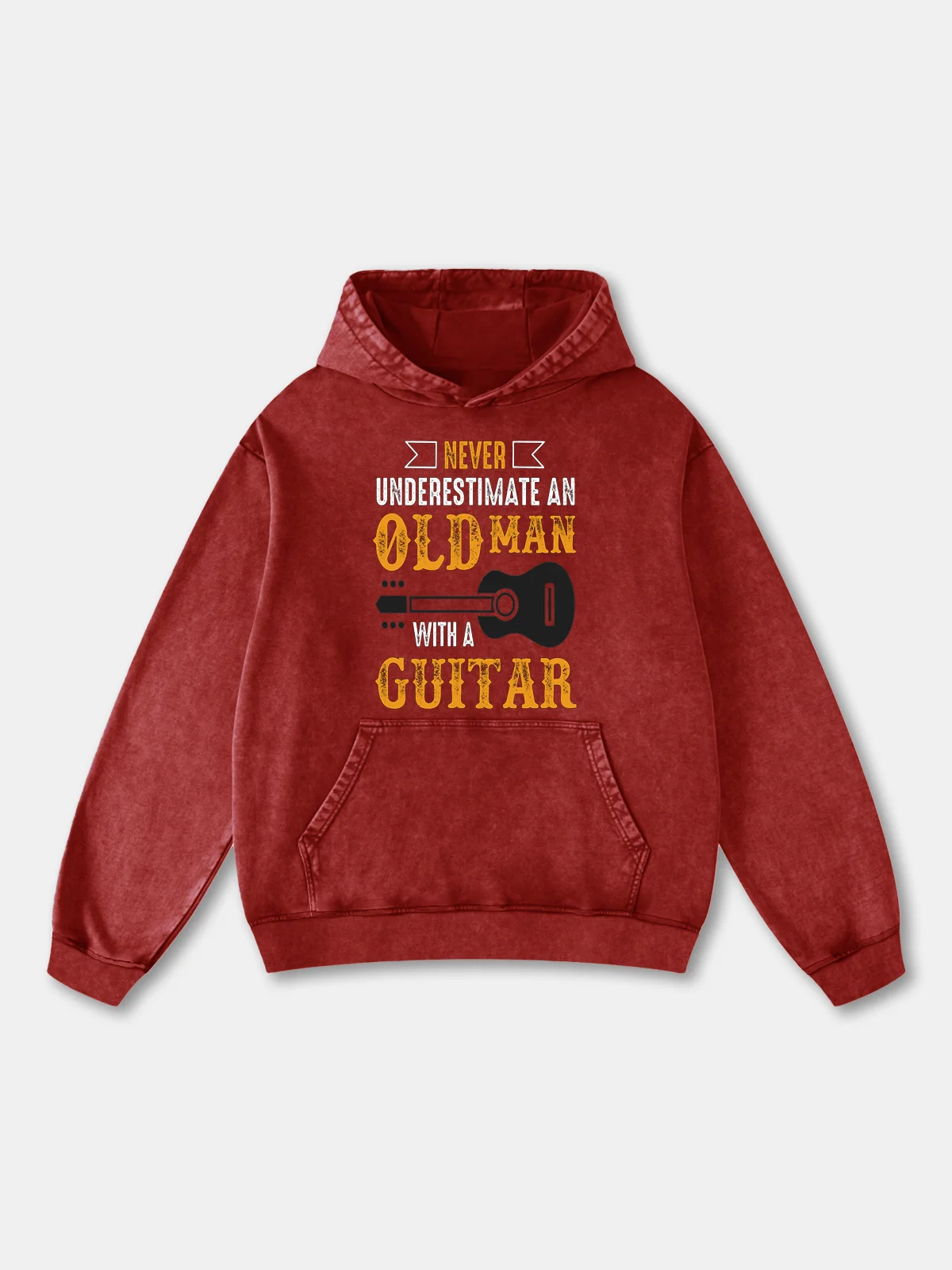 Don't Underestimate Any Old Man Who Can Play Guitar Hoodie Sweatshirt