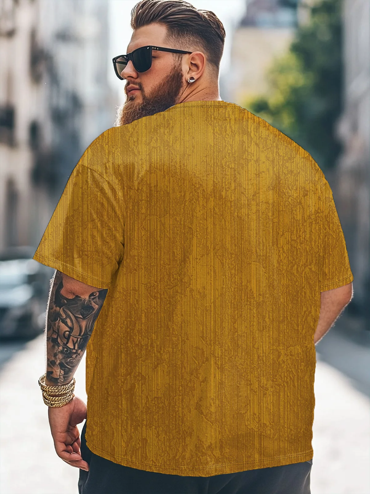 Hardaddy x Kimprut Imut Big Size Men's Funny Pumpkin Skull Halloween Multicolor Loose T-shirt