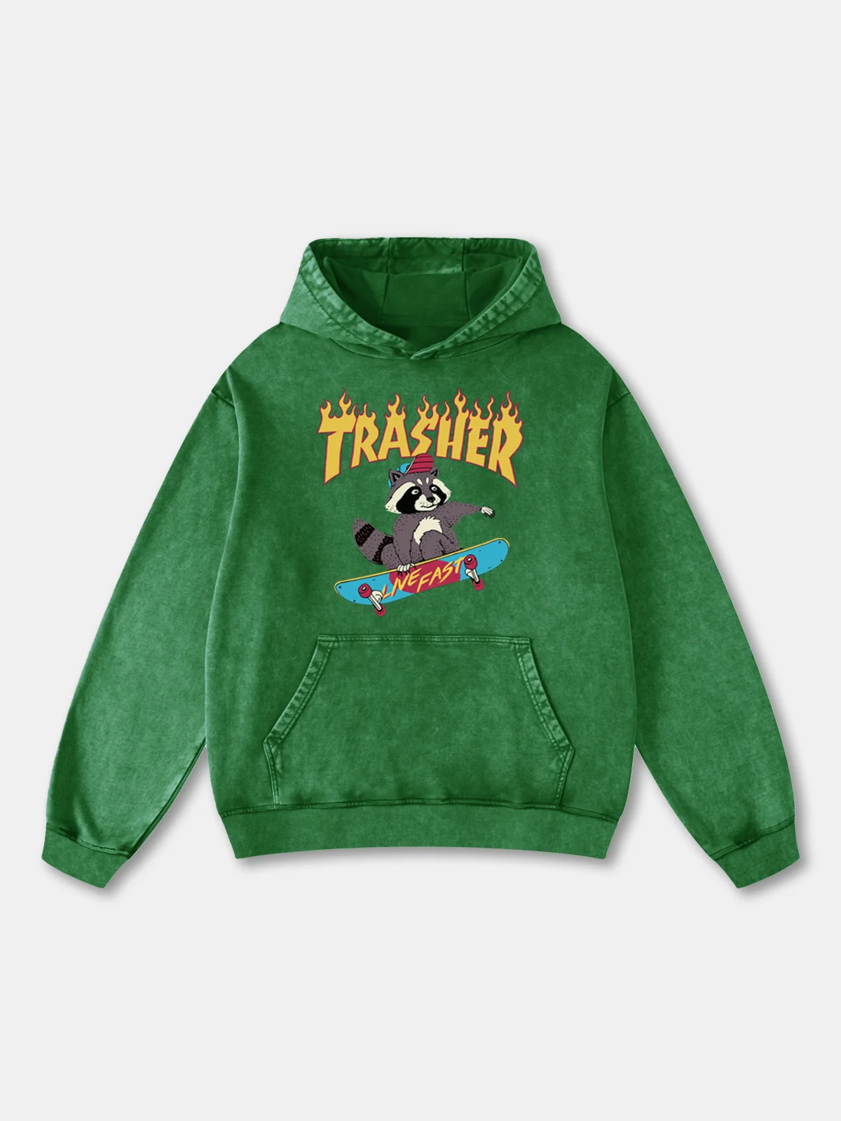 Skateboard Raccoon Hoodie Sweatshirt