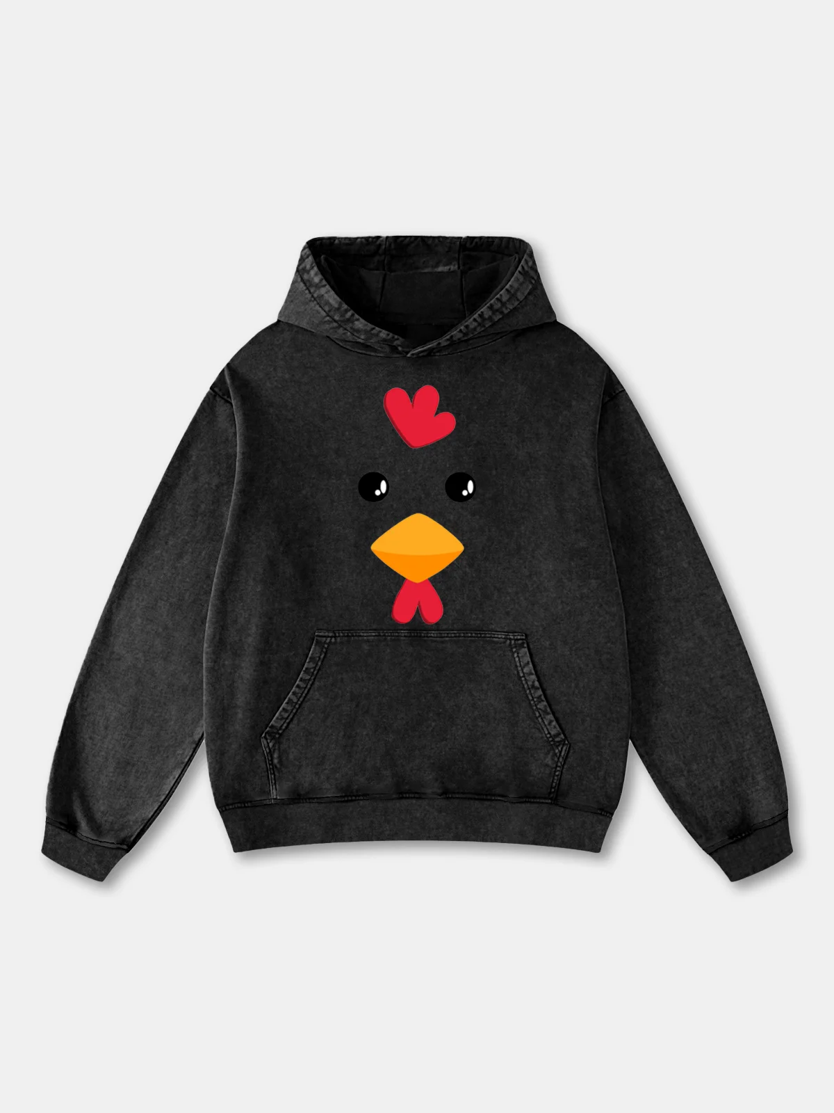 Funny Cartoon Chicken Hoodie Sweatshirt