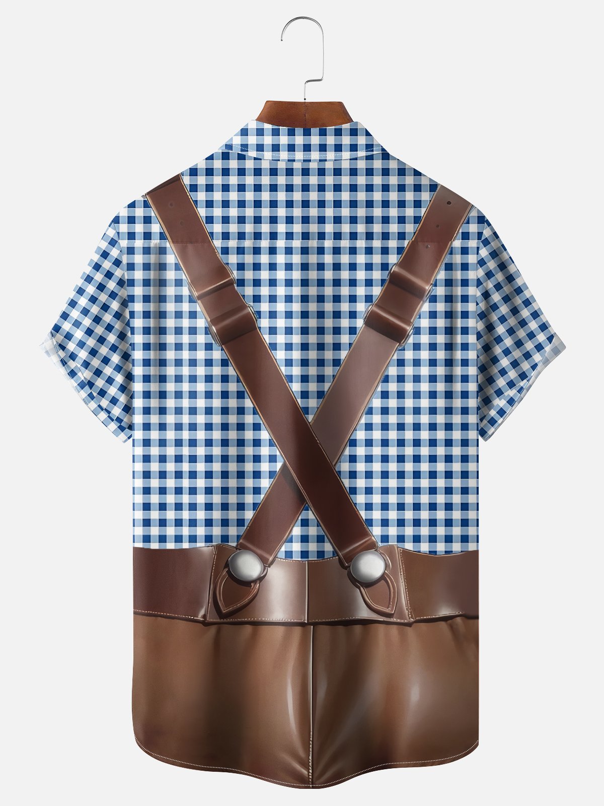 Moisture-wicking Oktoberfest Fun Bartender Beer Clothes Chest Pocket Casual Shirt