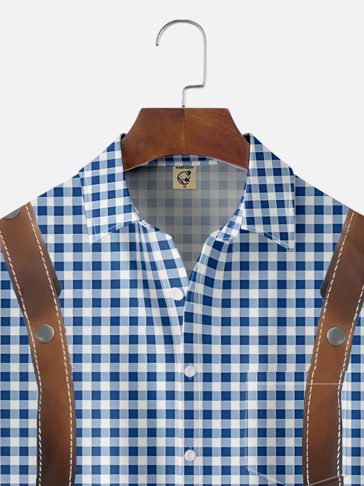 Moisture-wicking Oktoberfest Fun Bartender Beer Clothes Chest Pocket Casual Shirt