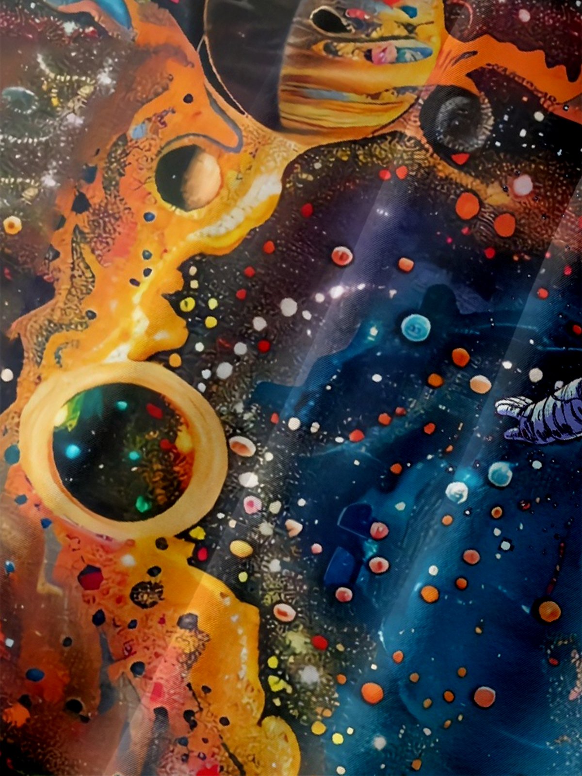Hardaddy X Digital Carbine Moisture-wicking Universe Astronaut Chest Pocket Hawaiian Shirt
