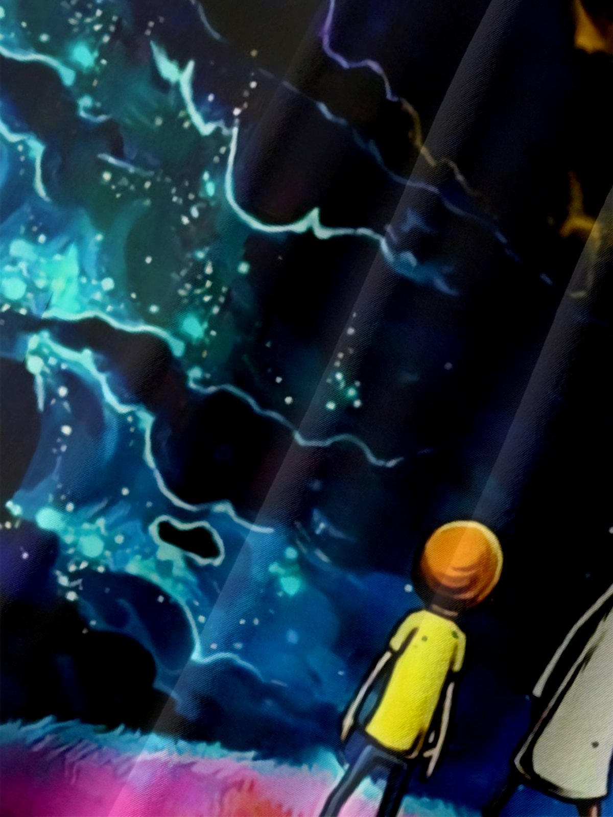 Moisture-wicking Space Technology Science Chest Pocket Casual Shirt