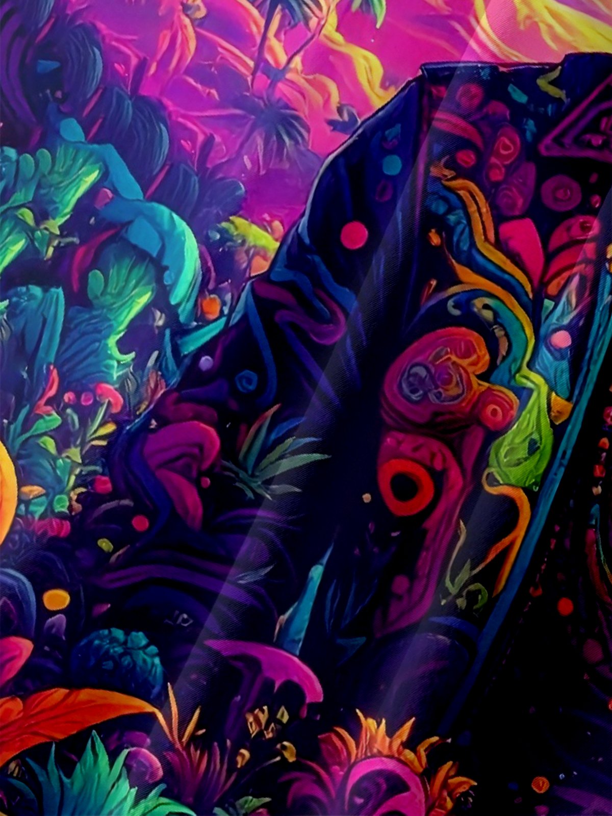 Moisture-wicking Mexican Day of the Dead Chest Pocket Casual Shirt