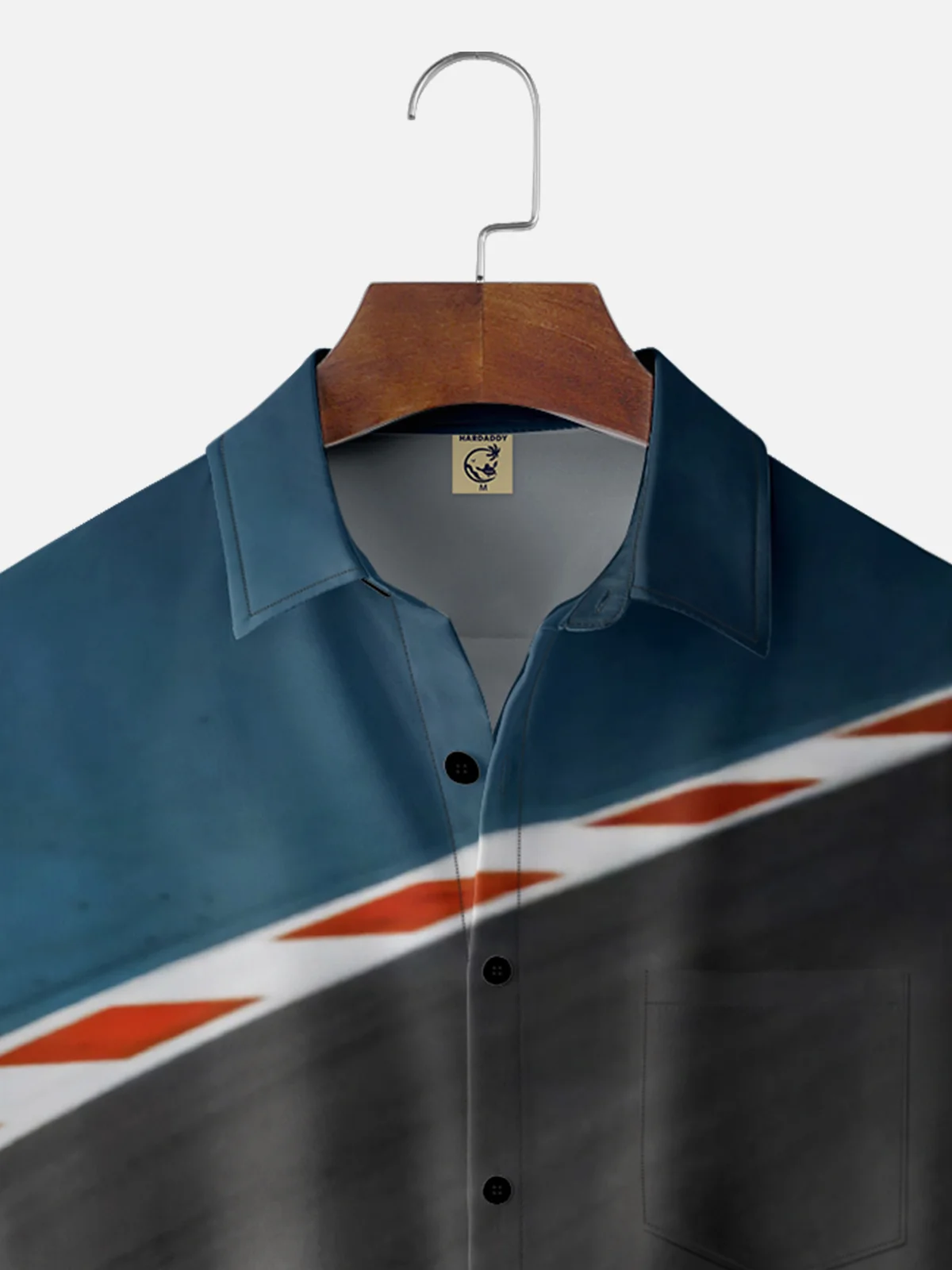 Moisture-wicking F1 Racing Car Chest Pocket Casual Shirt
