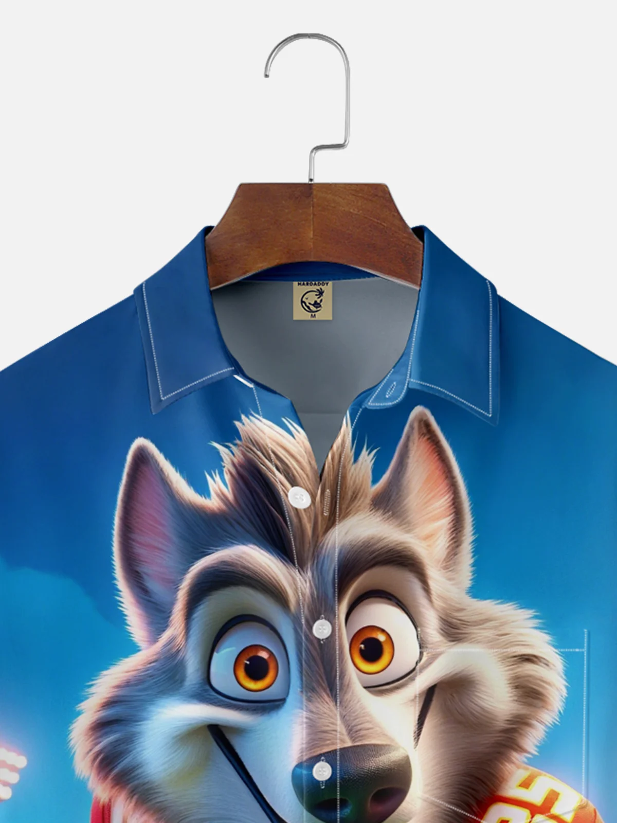 Moisture Wicking Super Bowl Football Chest Pocket Hawaiian Shirt