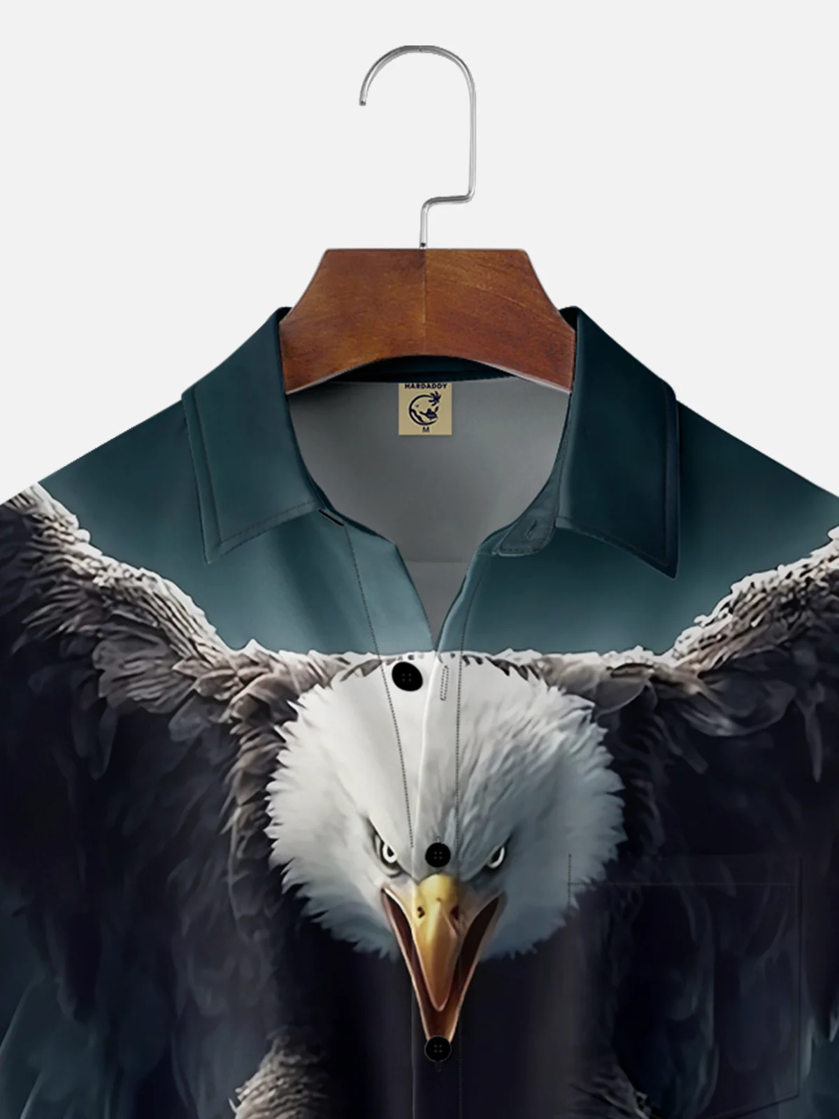 Tall Size Moisture-wicking Philadelphia Football Art Eagles Chest Pocket Casual Shirt