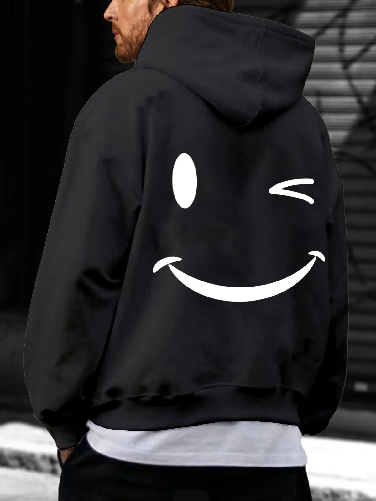 Smile Emoji Casual Hoodie Sweatshirt