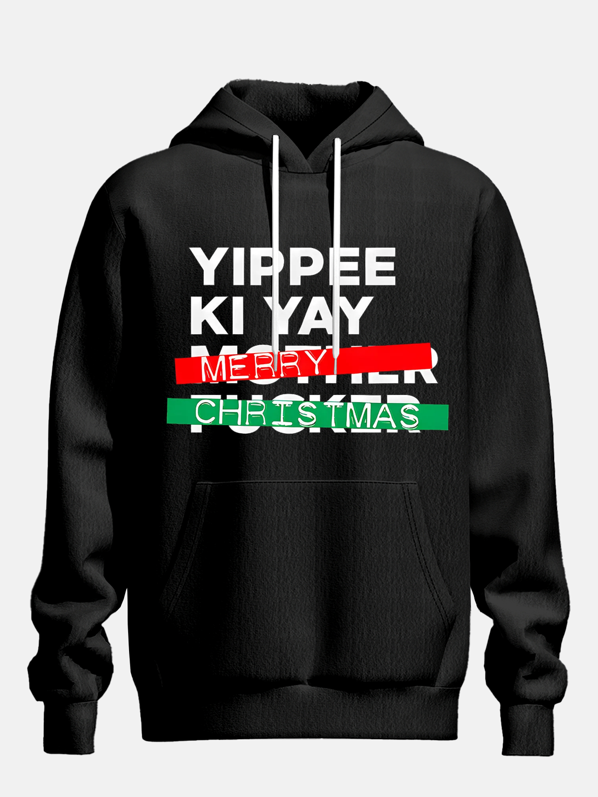 Moisture-Wicking Christmas Merry Christmas Hooded Sweatshirt