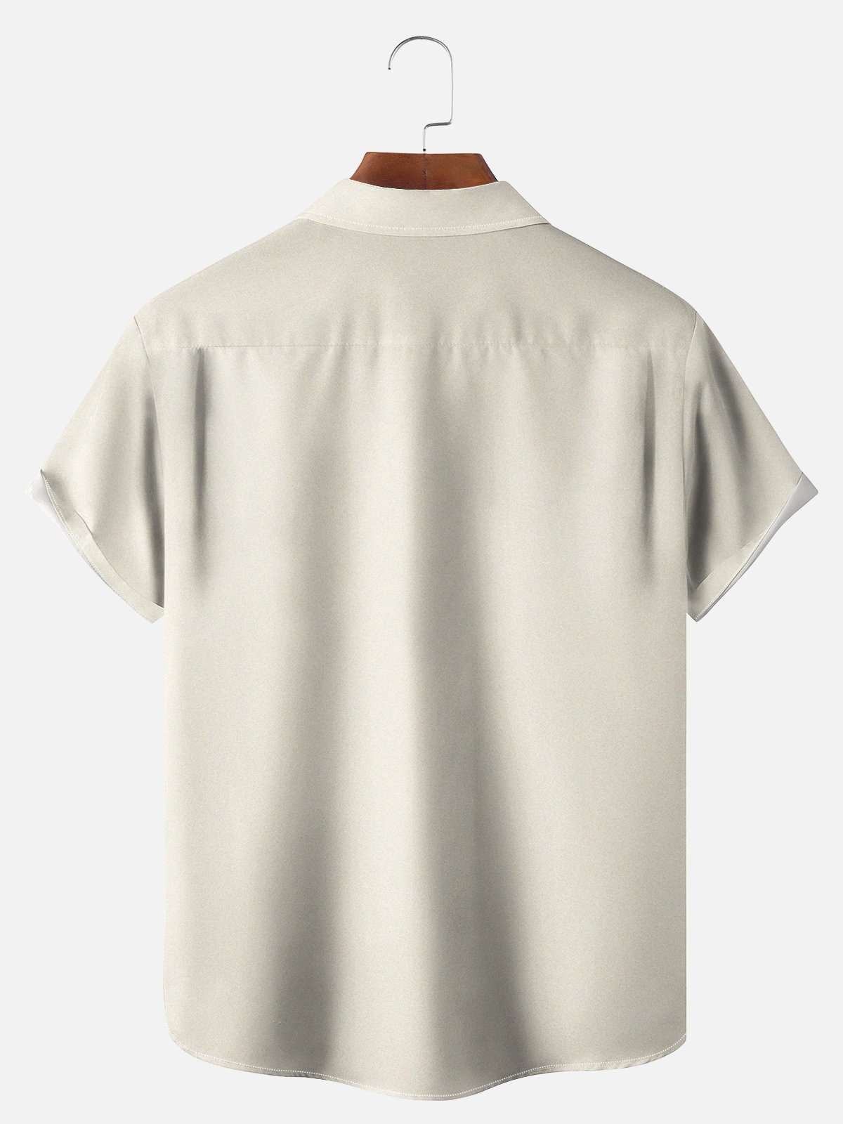 Big Size Moisture-wicking Technology Space Robot Star Art Wars Chest Pocket Bowling Shirt
