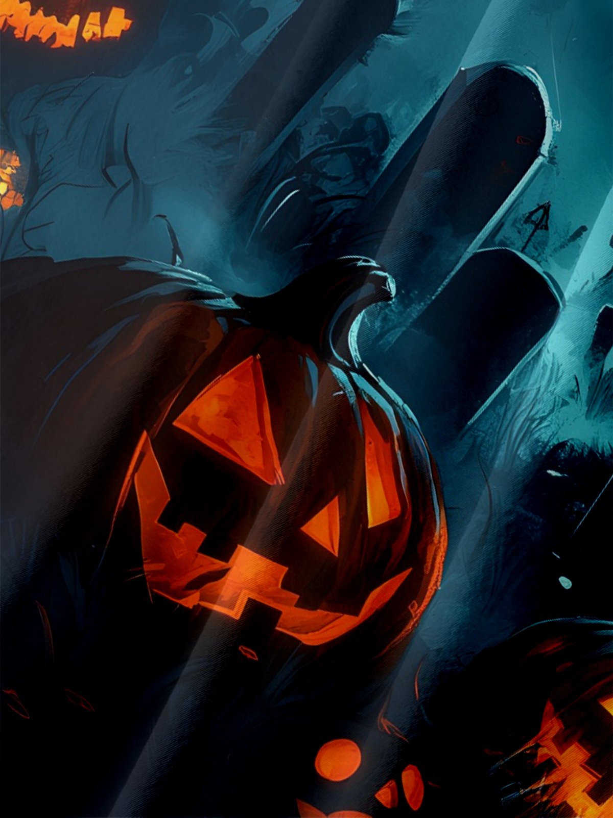 Moisture-wicking Halloween Hand Chest Pocket Casual Shirt