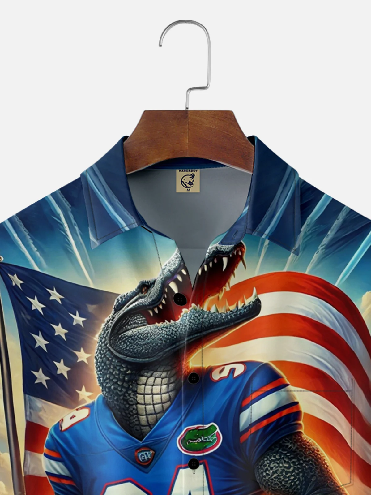 Moisture-Wicking Florida Gator Chest Pocket Hawaiian Shirt