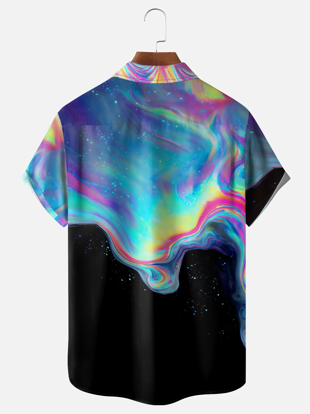 Hardaddy x Digital Carbine Moisture-Wicking Ombre Astronaut Chest Pocket Hawaiian Shirt