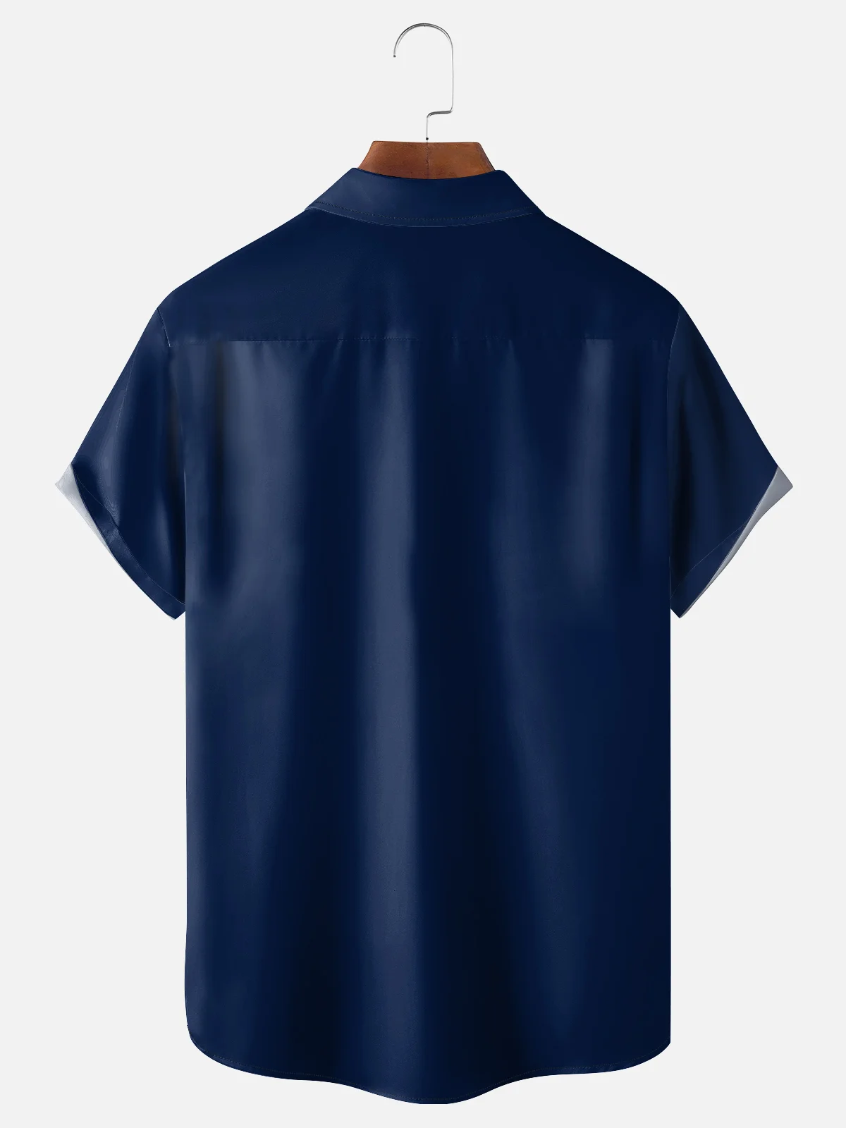Tall Size Moisture-wicking Fun and Avant-garde Laser Sword Star Art Wars Chest Pocket Bowling Shirt