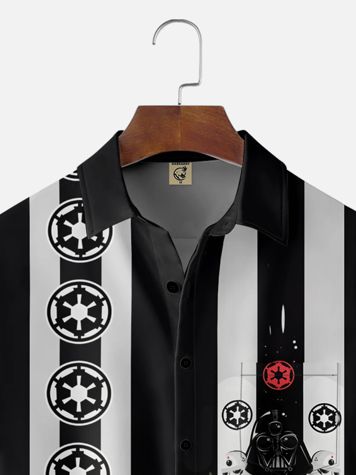 Moisture-wicking Stars Universe Chest Pocket Bowling Shirt