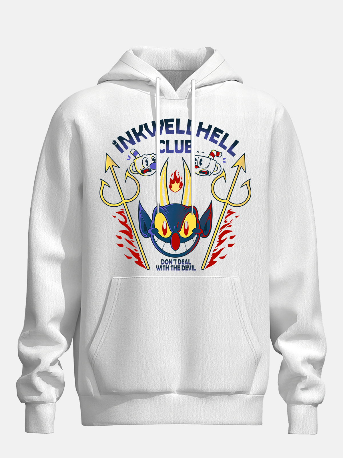 Hardaddy X Contatoeoli Studio Letter Devil Casual Hoodie Sweatshirt