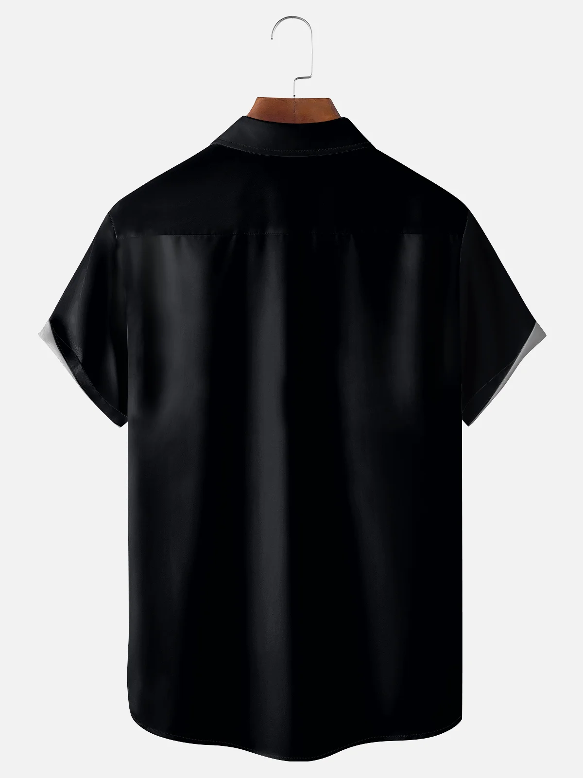 Moisture-wicking Stars Spaceship Universe Chest Pocket Casual Shirt