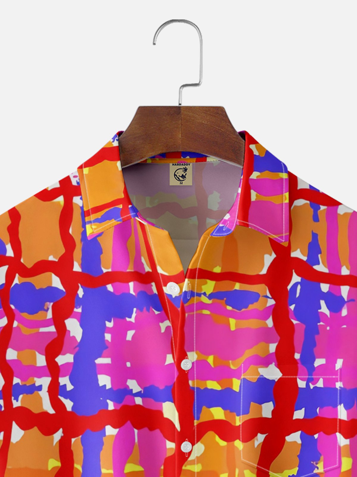 Moisture-wicking Plaid Chest Pocket Casual Shirt