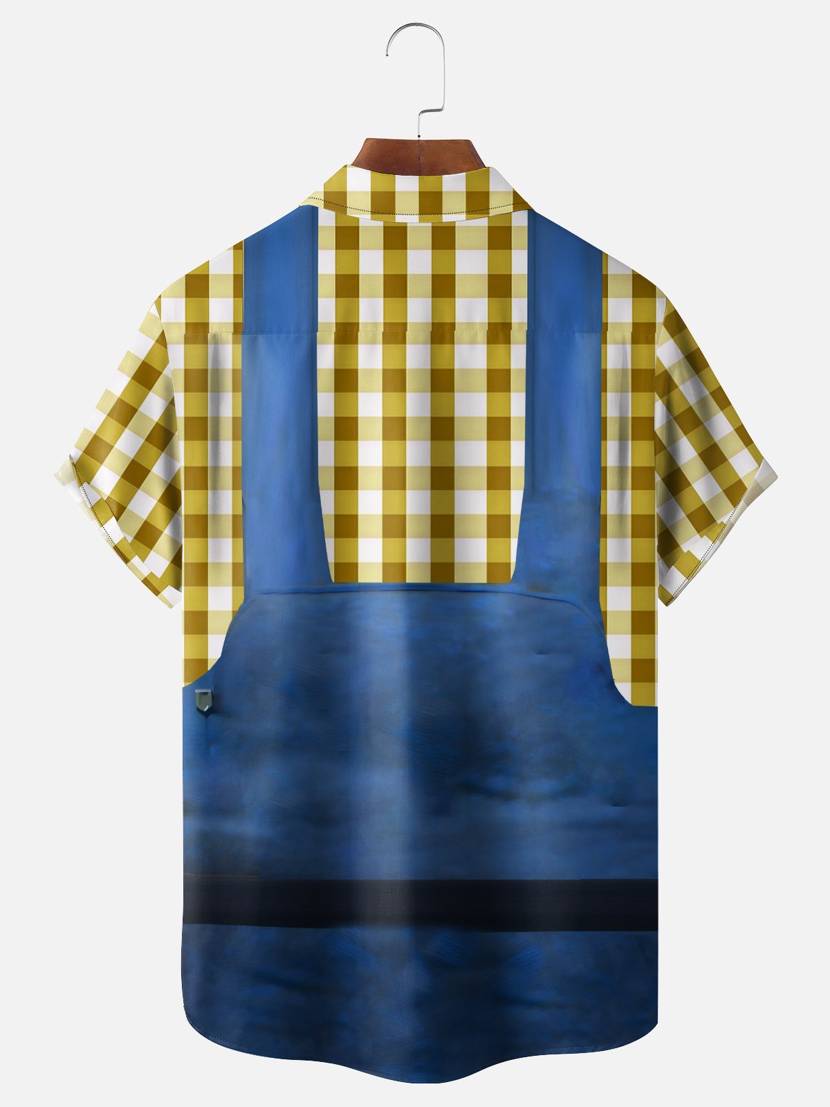 Moisture-wicking Oktoberfest Beer Festival Costume Chest Pocket Casual Shirt