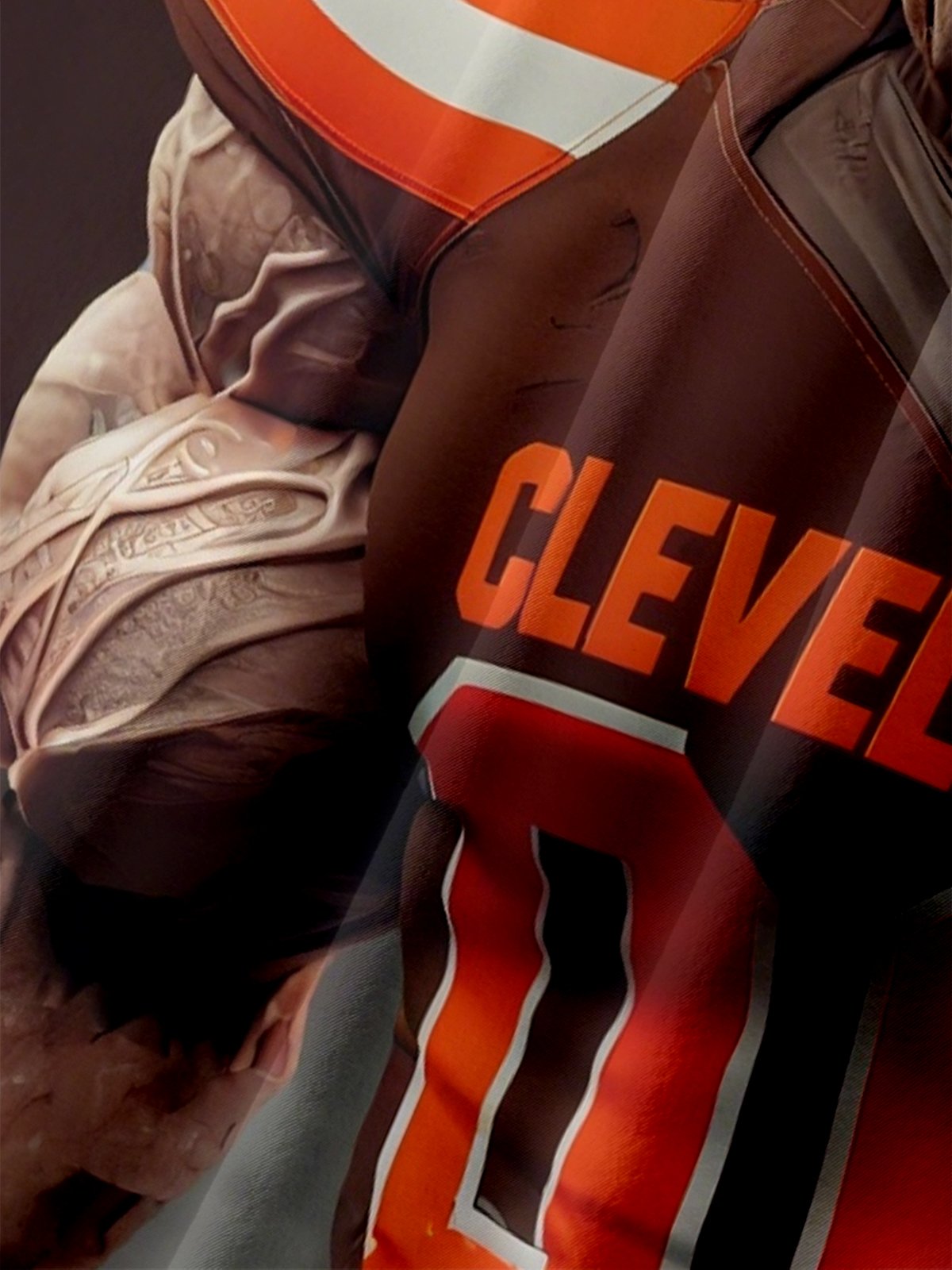 Moisture-wicking American Football Cliff Fun Art Brown Chest Pocket Casual Shirt