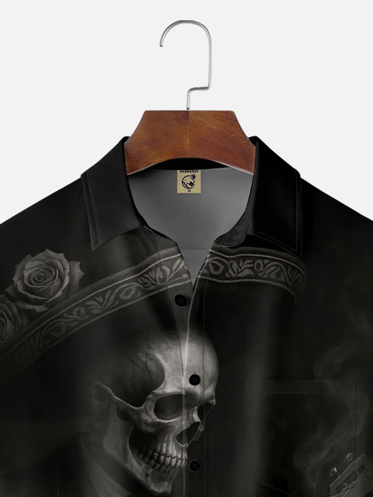 Moisture-wicking Mexican Day of the Dead Skeleton Chest Pocket Casual Shirt