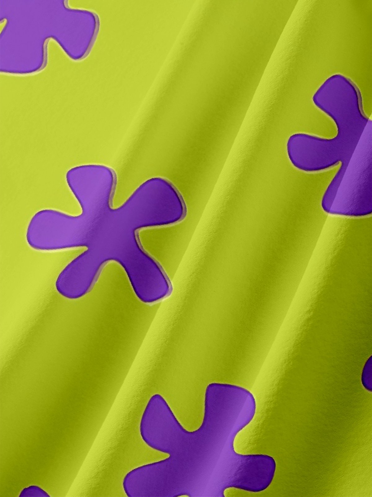 Moisture-Wicking Roleplay Patrick Star And SpongeBob Chest Pocket Hawaiian Shirt