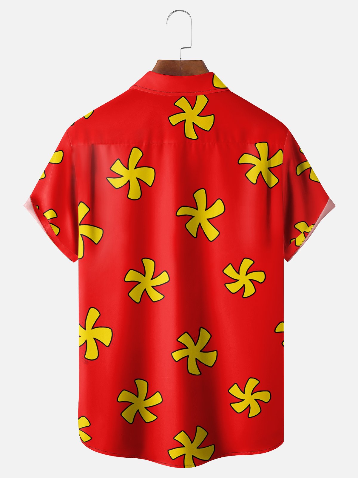 Moisture-Wicking Roleplay Dale Chichi and Dale Rescue Commando Chest Pocket Hawaiian Shirt