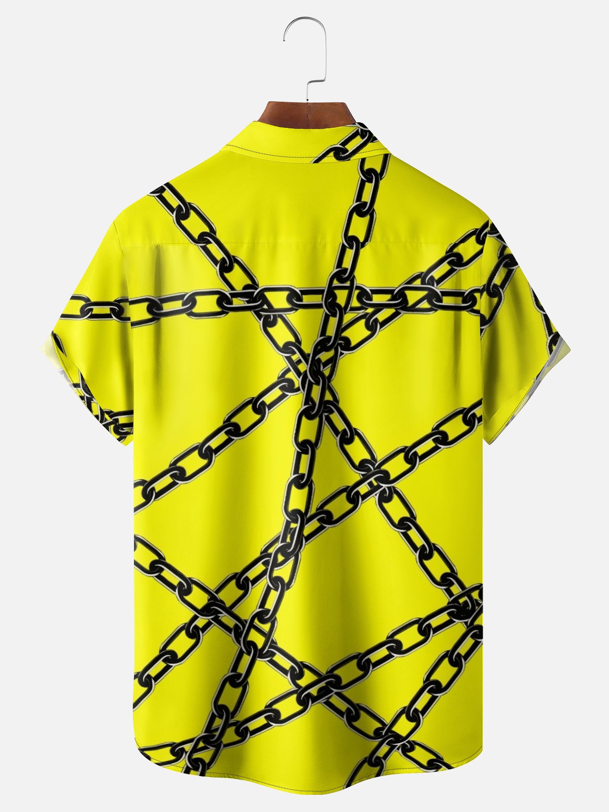 Moisture-wicking Chain Chest Pocket Casual Shirt