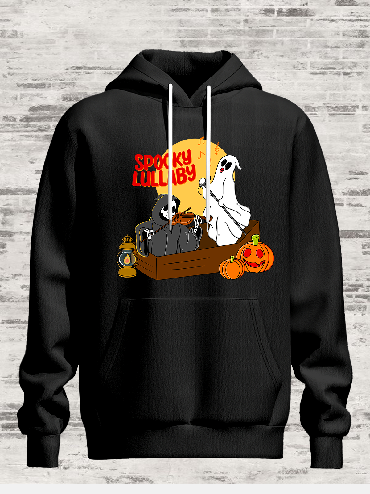 Hardaddy X Kimprut Imut Halloween Ghost Skull Pumpkin Hoodie Sweatshirt