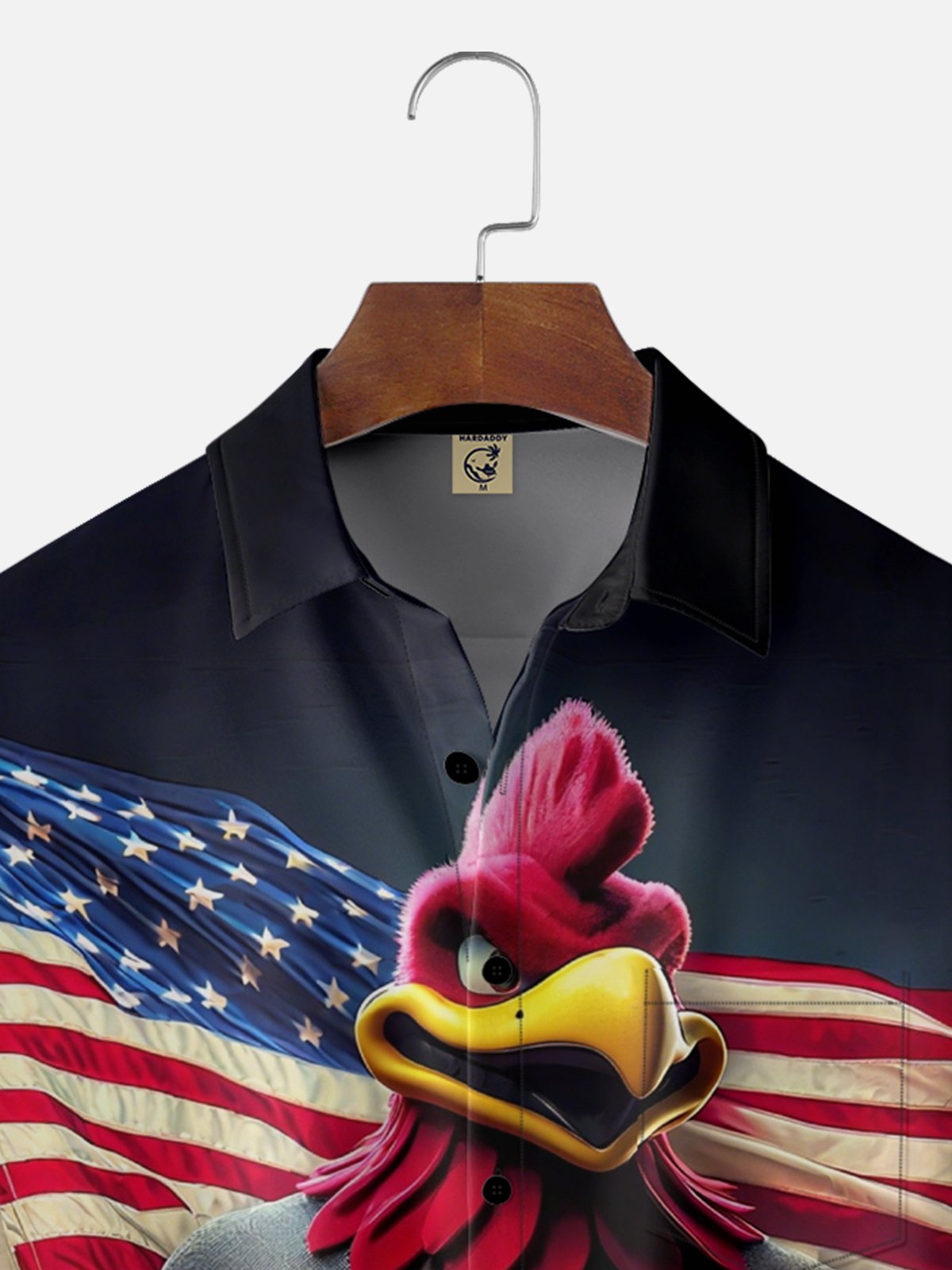 Moisture-wicking American Football South Carolina Art Gamecock Chest Pocket Casual Shirt