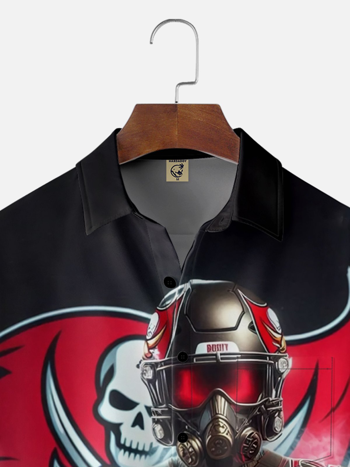 Moisture-Wicking Tampa Bay Buccaneers Chest Pocket Hawaiian Shirt