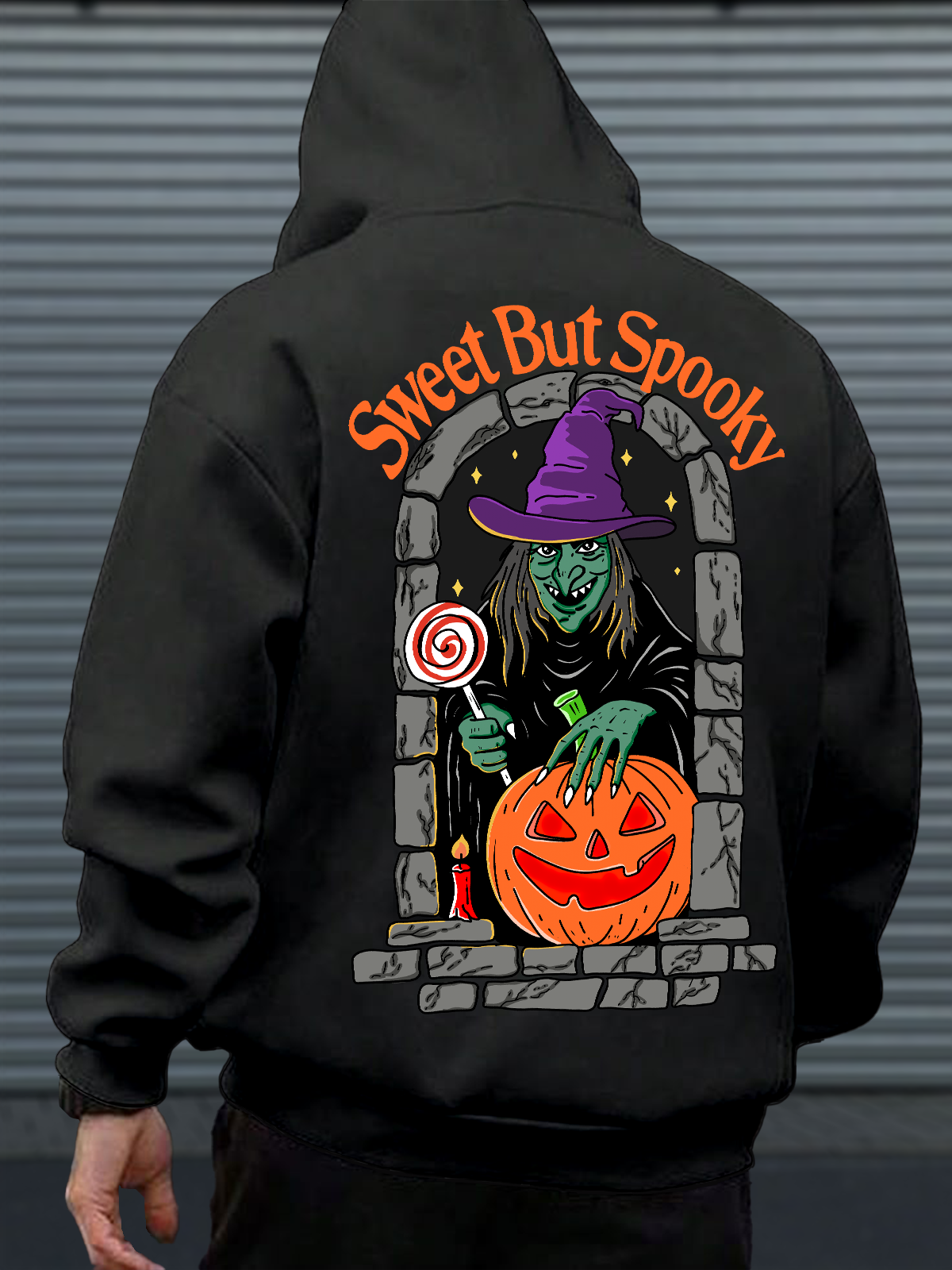 Hardaddy X Kimprut Imut Halloween Magic Witch Pumpkin Hoodie Sweatshirt