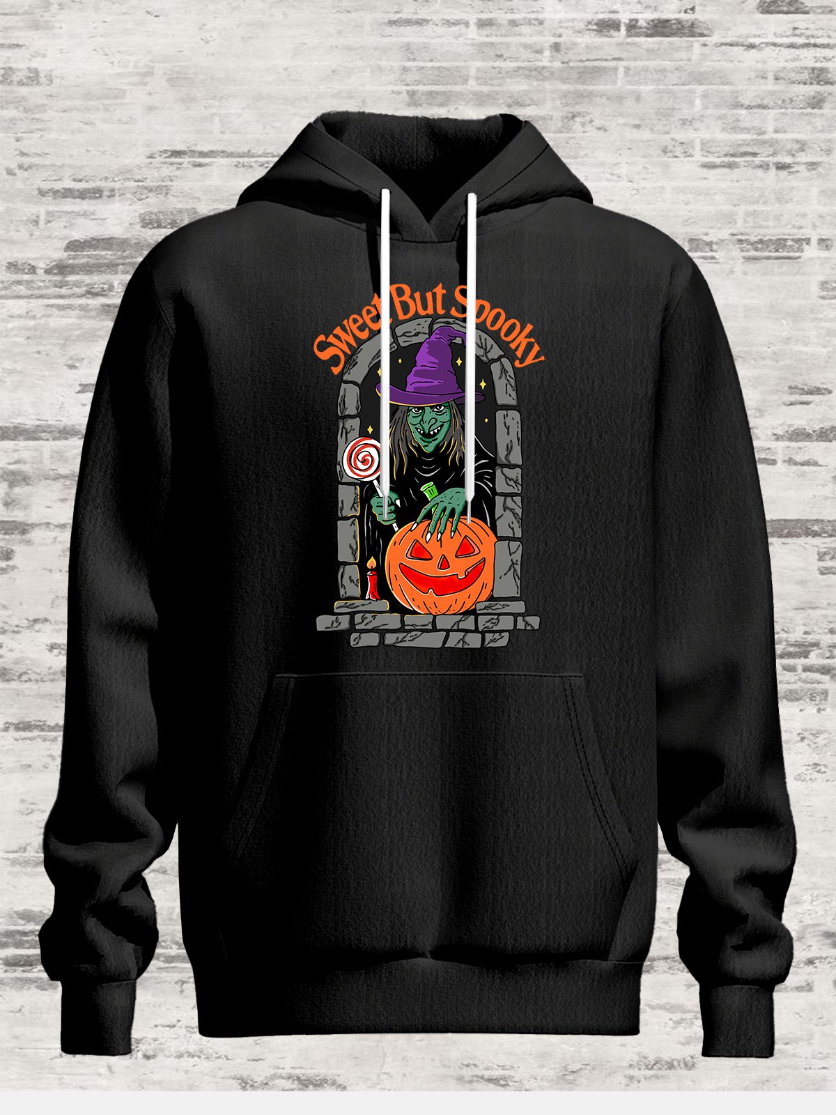 Hardaddy X Kimprut Imut Halloween Magic Witch Pumpkin Hoodie Sweatshirt