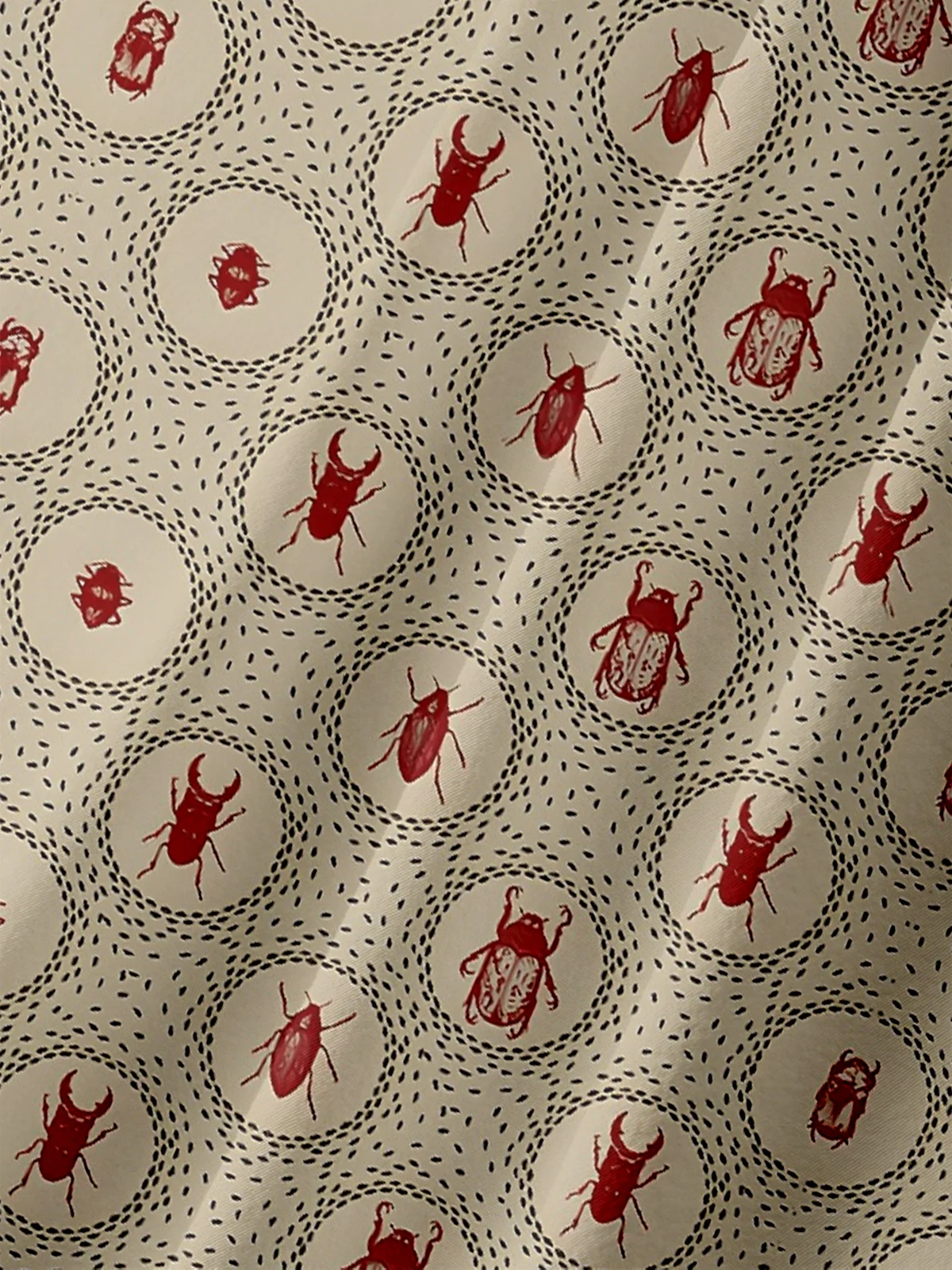 Moisture-wicking Fun Insect Lover Art Young Chest Pocket Casual Shirt