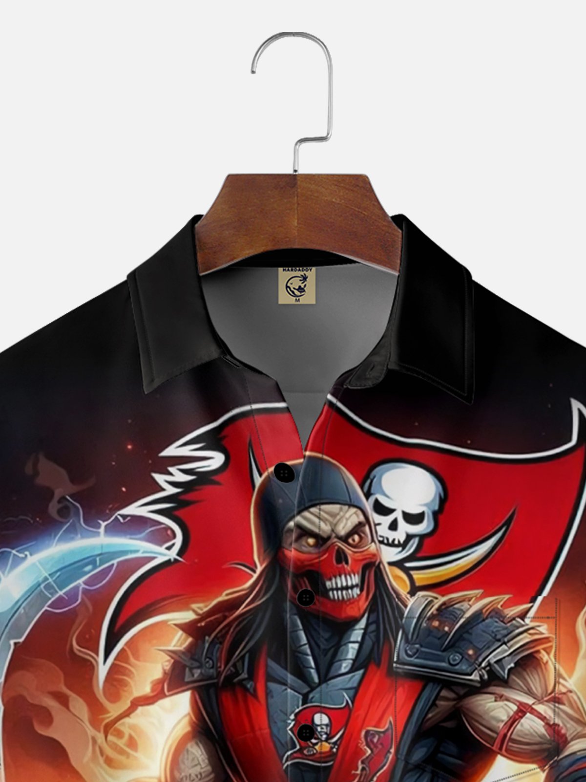 Moisture-Wicking Tampa Bay Buccaneers Chest Pocket Hawaiian Shirt