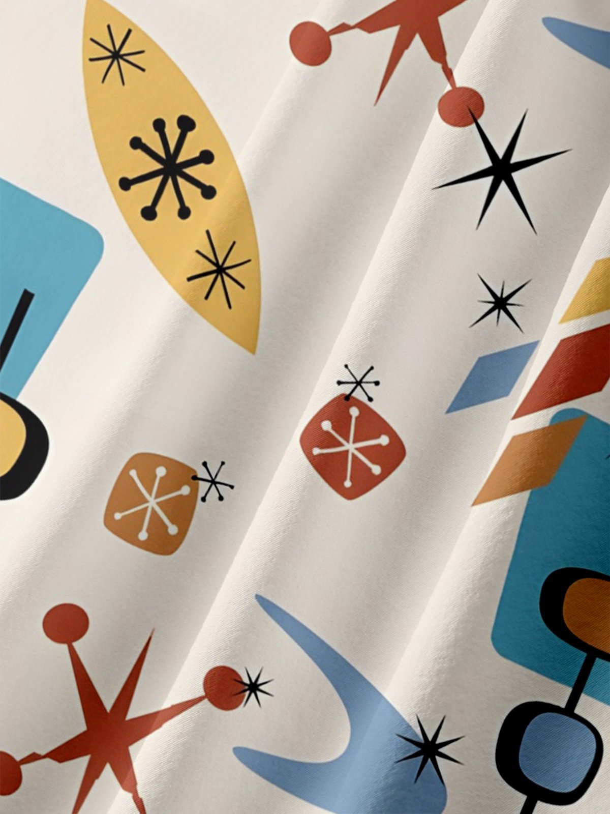 Moisture-Wicking Medieval Geometric Color-Blocked Chest Pocket Hawaiian Shirt
