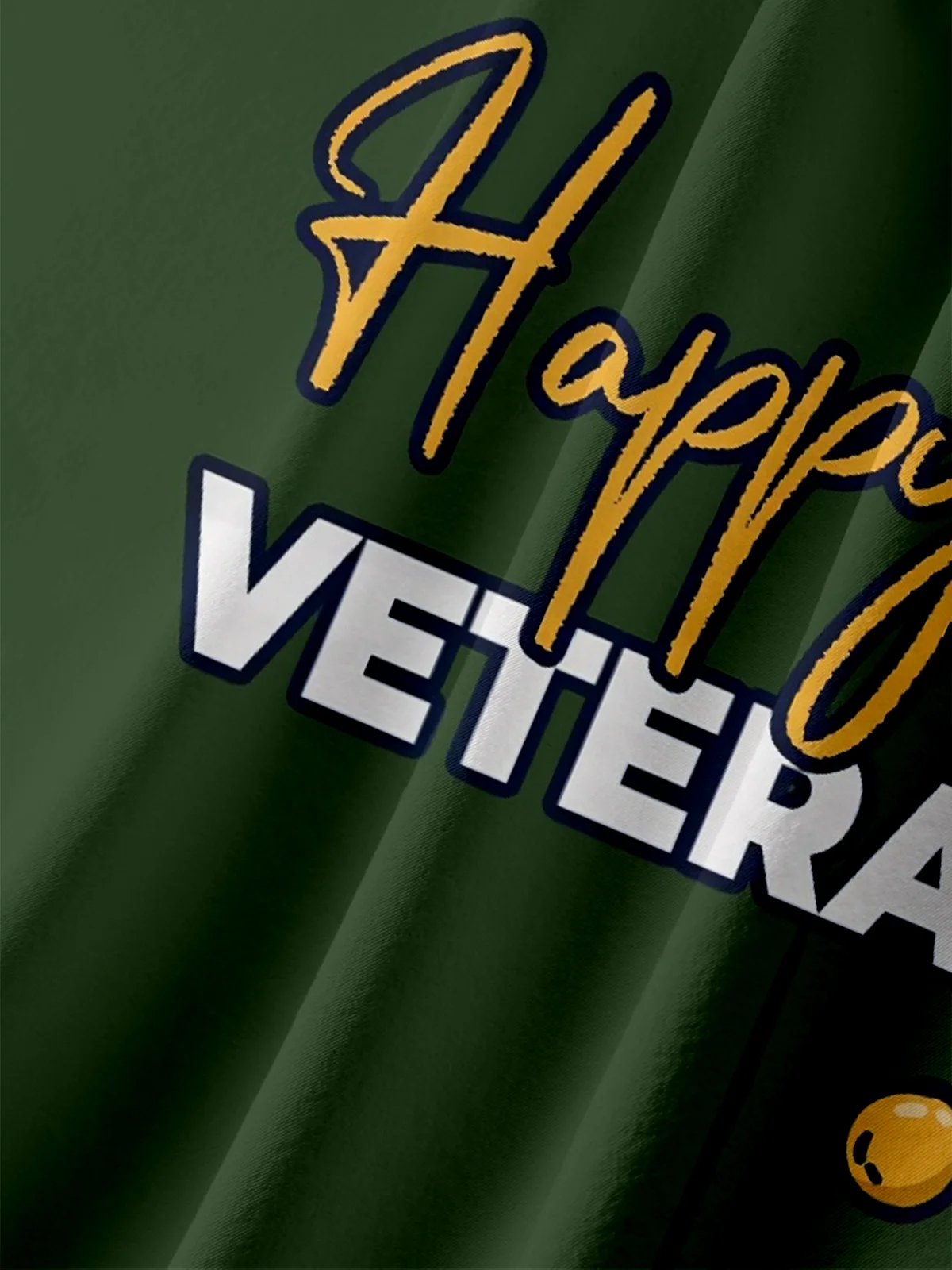 Moisture-wicking Happy Veterans Day Funny Chest Pocket Casual Shirt