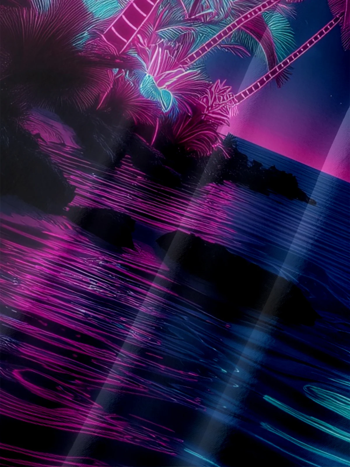 Moisture-wicking Coconut Beach Chest Pocket Hawaiian Shirt