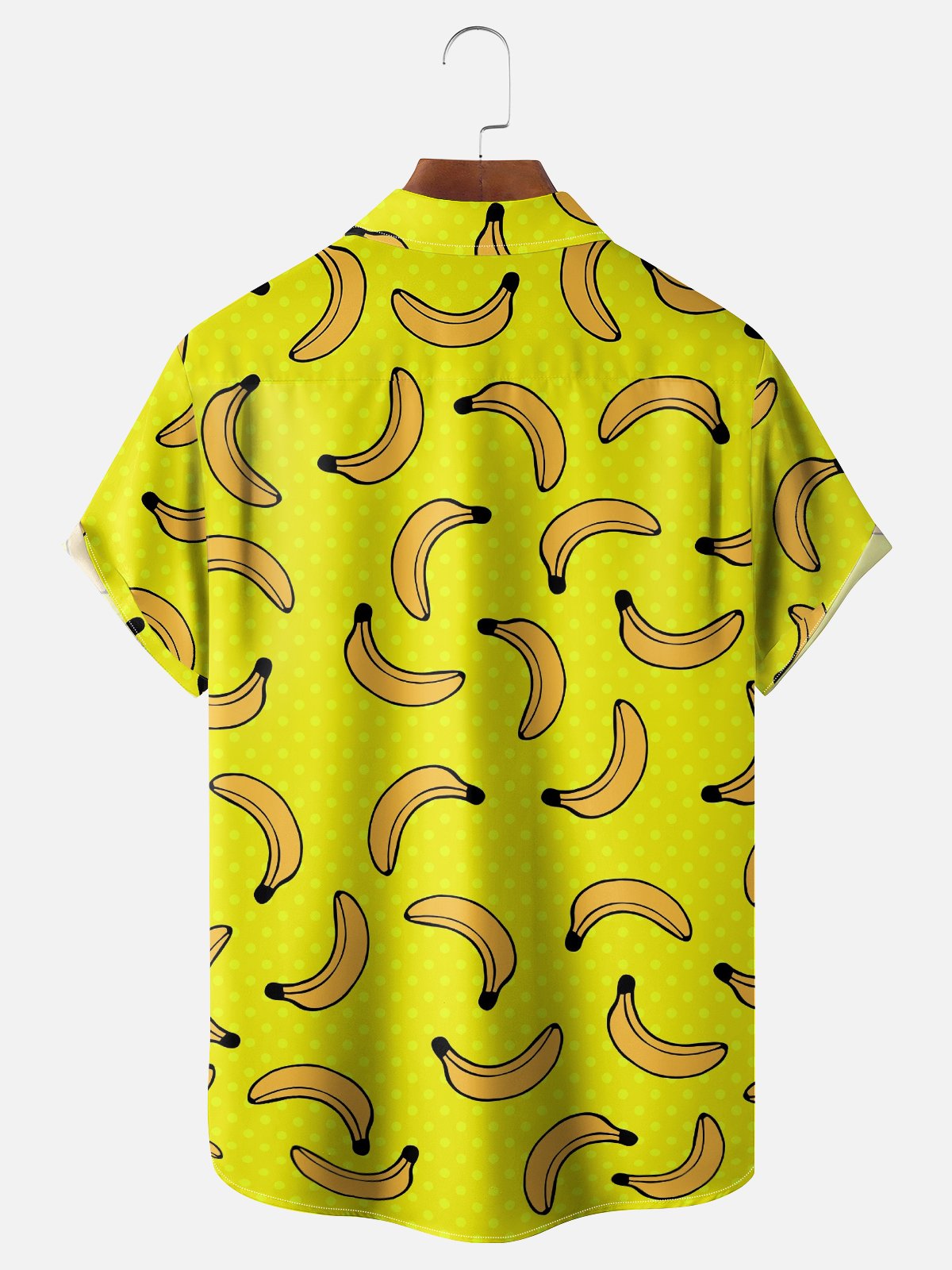 Hardaddy X Valentina Bjekovic Moisture-wicking Funky Banana Chest Pocket Hawaiian Shirt