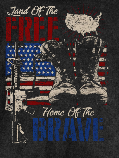 Veterans Day American Flag Boots Hoodie Sweatshirt