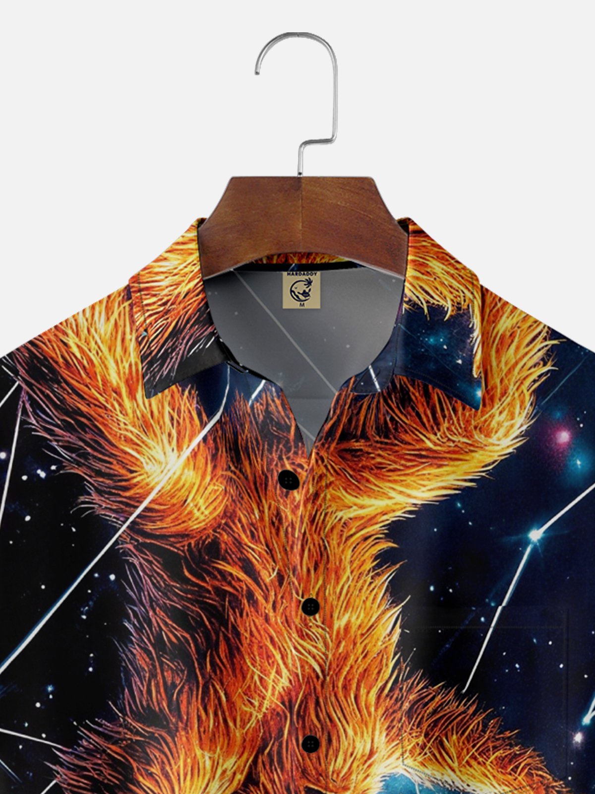 Moisture-Wicking Kite Bigfoot Chest Pocket Hawaiian Shirt