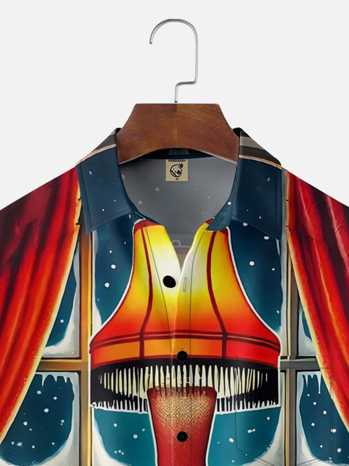 Moisture-Wicking Christmas Christmas Story Leg Lamp Chest Pocket Hawaiian Shirt