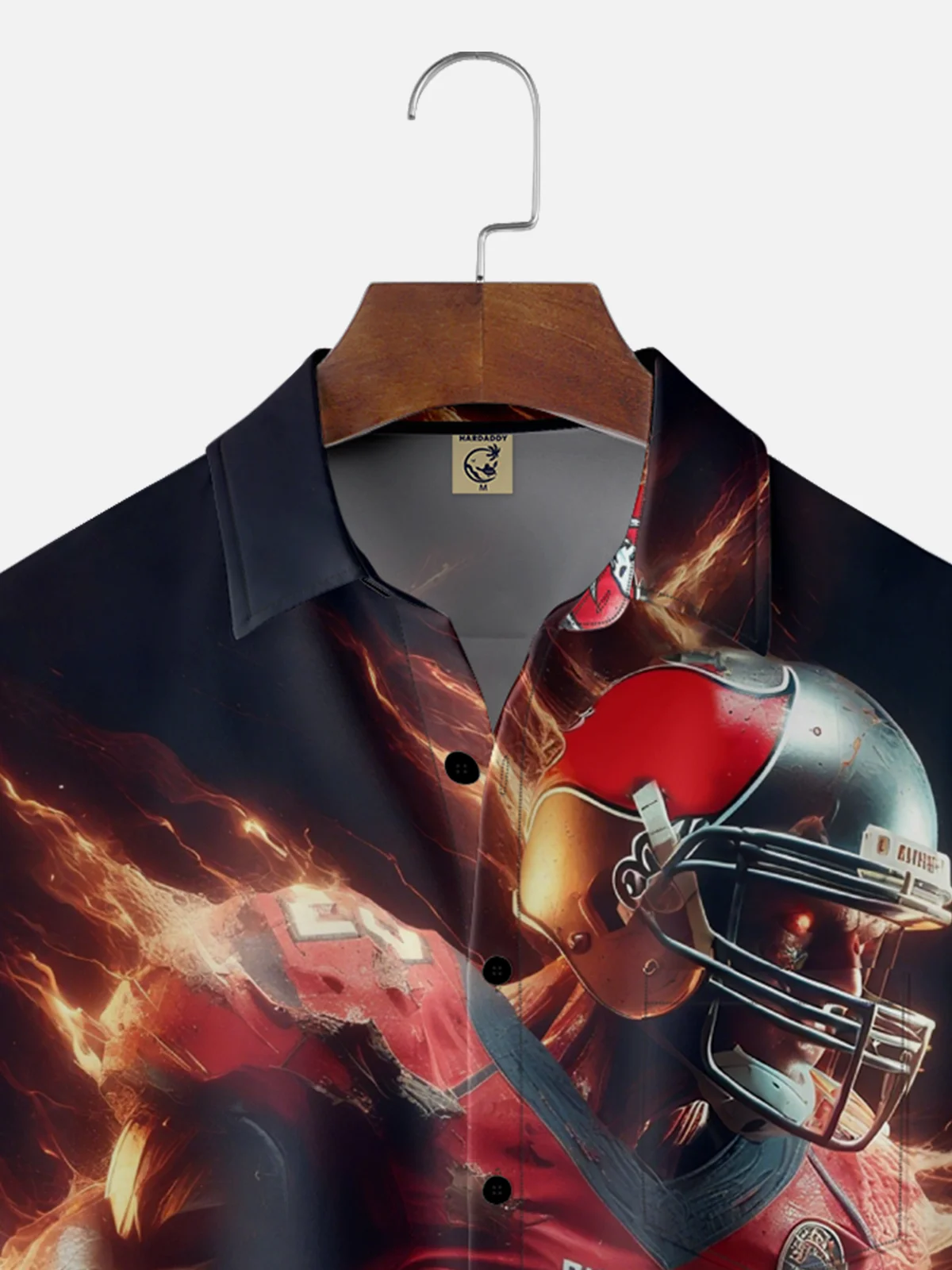 Moisture-wicking American Football Pittsburgh Art Pirates Fun Chest Pocket Casual Shirt