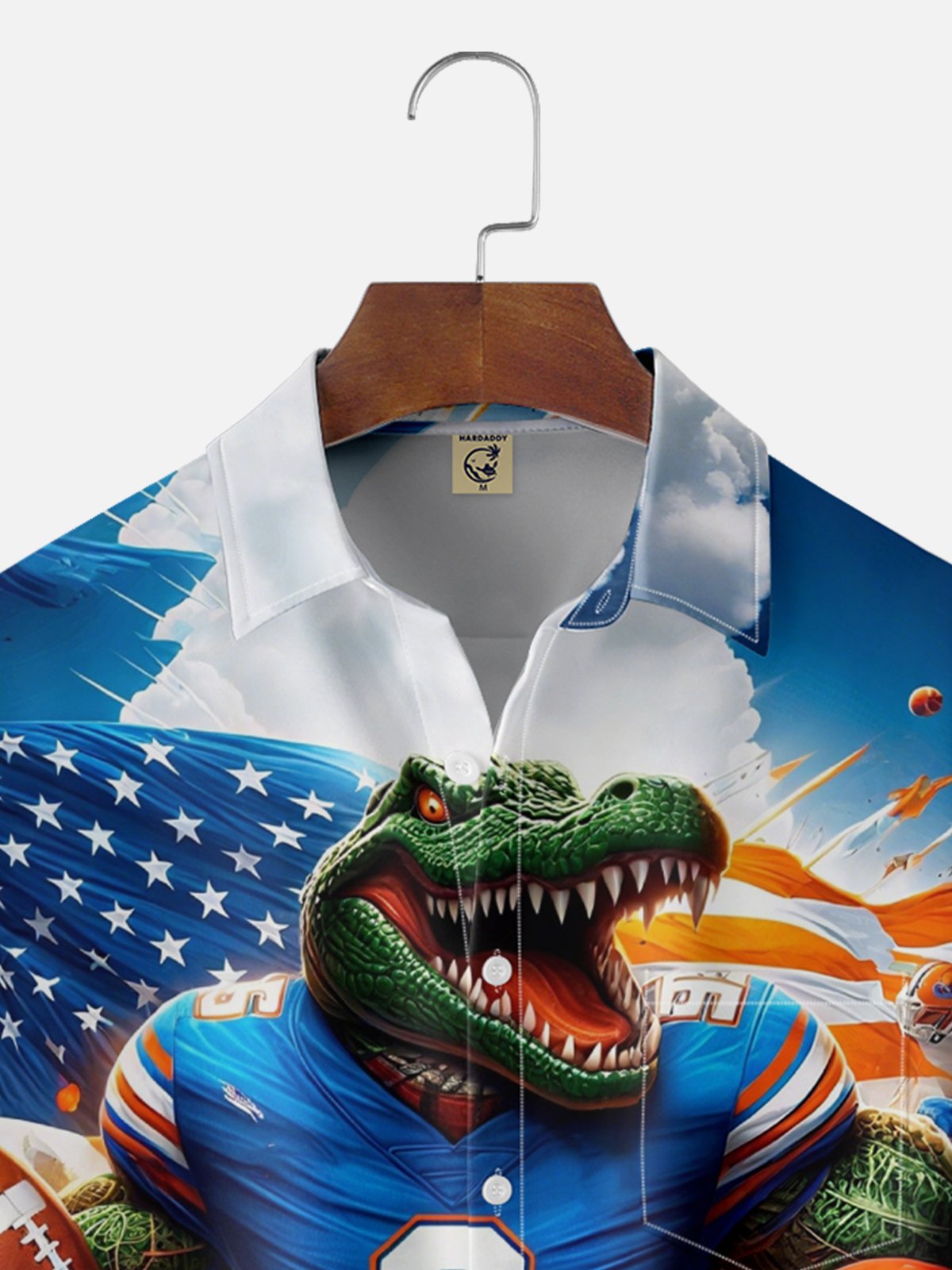 Moisture-wicking American Football Florida Art Gators Funny Chest Pocket Casual Shirt
