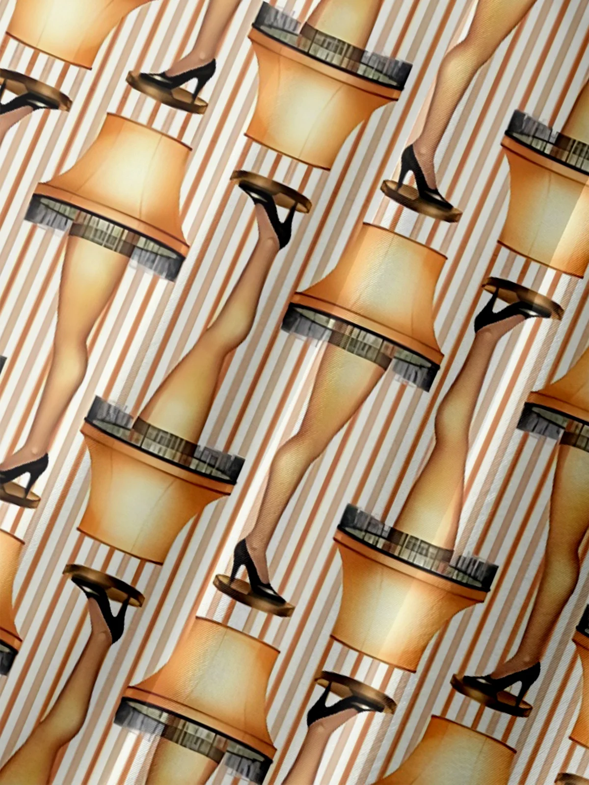 Moisture-Wicking Christmas Leg Lights Chest Pocket Hawaiian Shirt
