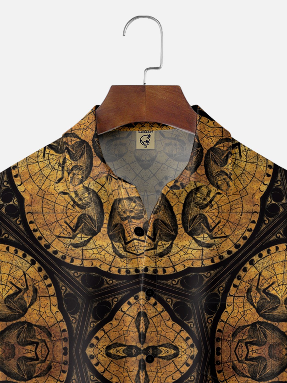 Hardaddy X Mchernovart Moisture-wicking Ethnic Art Chest Pocket Casual Shirt