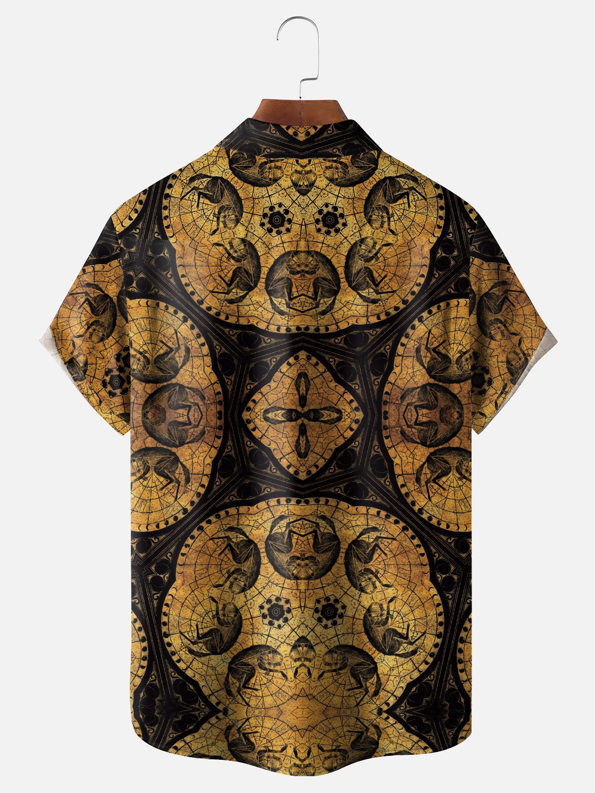 Hardaddy X Mchernovart Moisture-wicking Ethnic Art Chest Pocket Casual Shirt