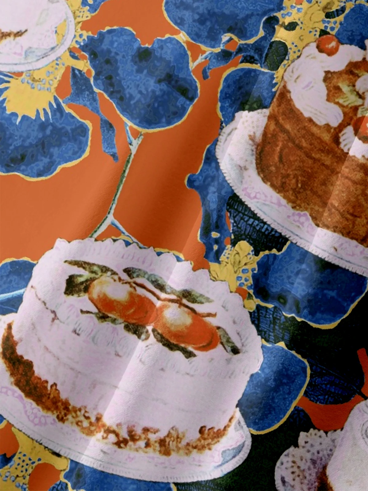 Hardaddy X Emmar Studio Moisture-wicking Orchid Cake Lemon Chest Pocket Hawaiian Shirt