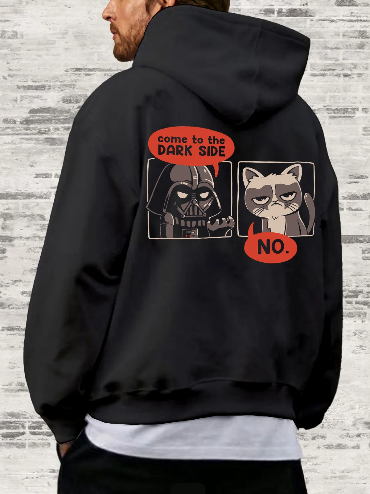 Hardaddy X Eduely Star Warrior Fun Cat Sweatshirt Hoodie